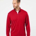 Custom Printed Adidas Pullovers_Power Red Personalized Wearable Swag. Swagsway Promotions