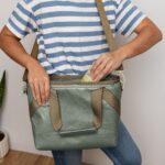 Custom Cooler Bags in Green Color_wearing_SwagSway Promotions_Promotional Products Supplier