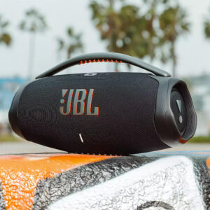 Custom JBL Boombox Speaker by SwagSway Promotions. JBL Speakers with your logo. Custom printed JBL Speakers. SwagSway Promotions is the Top Supplier for Promotional Products Supplier in Canada and the US.