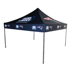 Custom printed 10x10 tent by SwagSway Promotions, featuring durable, weather-resistant design, ideal for outdoor events and brand promotion. Promotional Products Supplier.