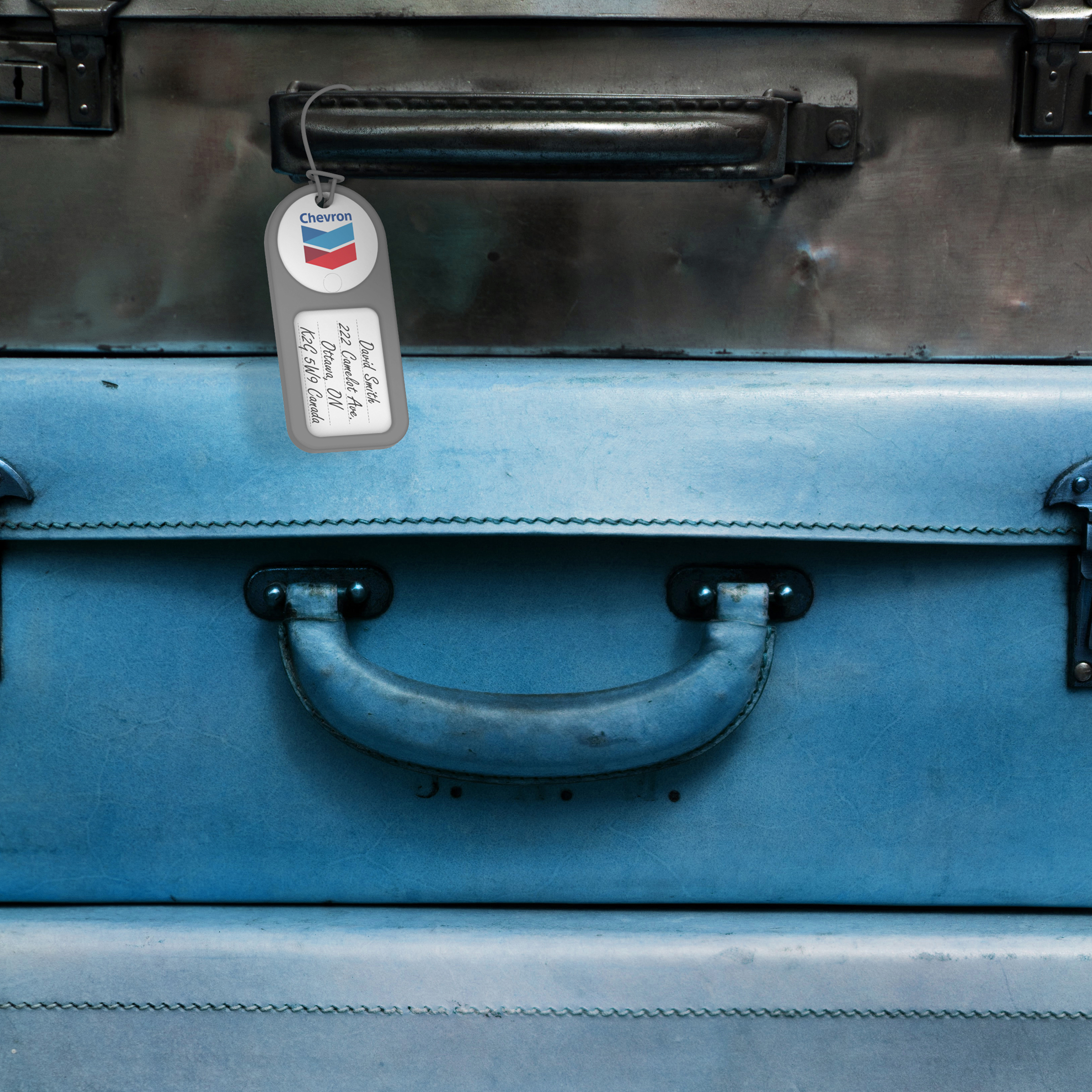 Custom Branded Bluetooth Tracker Luggage Tag by SwagSway Promotions_SwagSway Promotions is the Top Supplier for Promotional Products, Branded Merch, Company Swag in Canada and the US